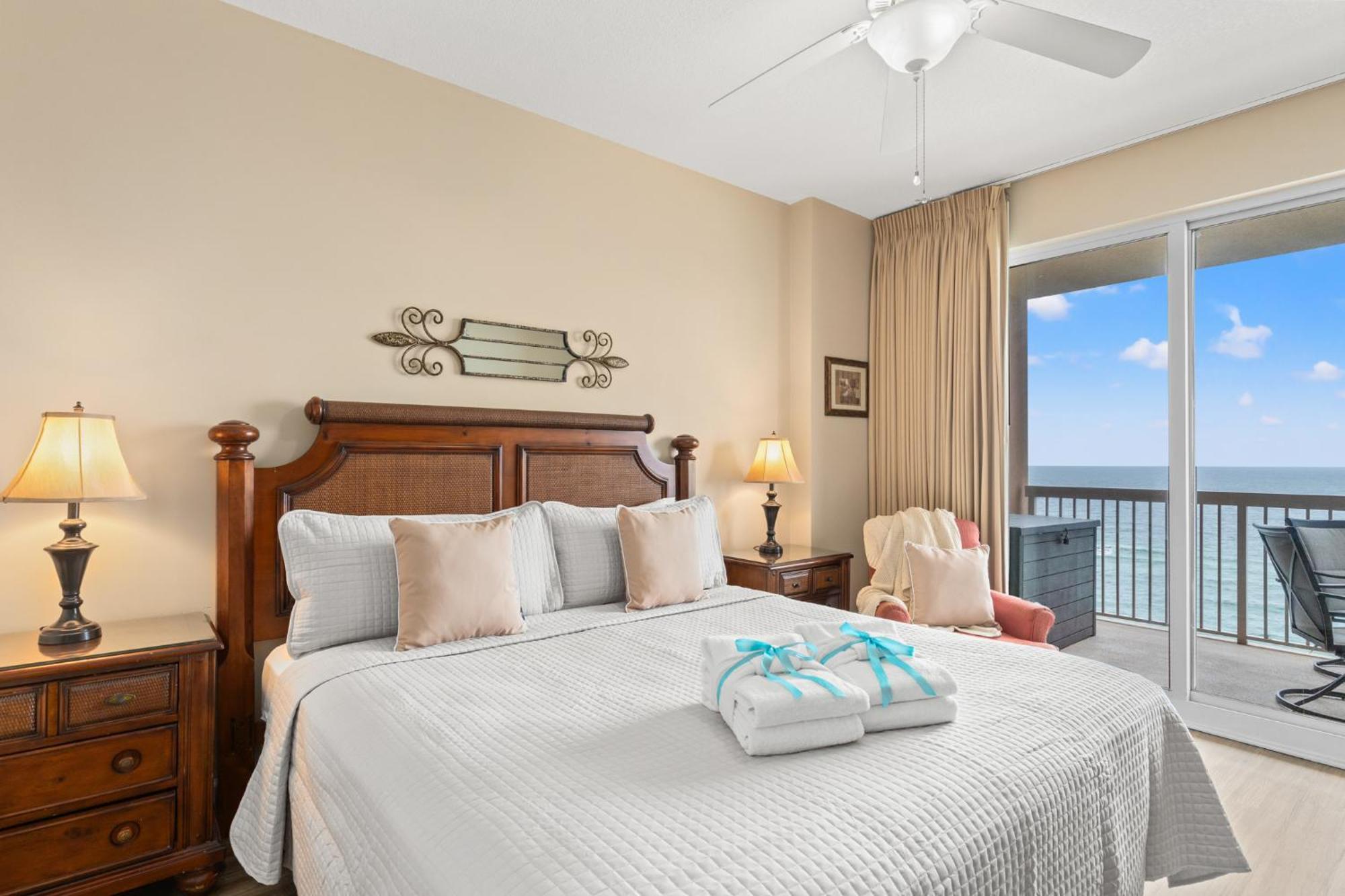 Gulf Front Master Br In Sunrise Beach With Amazing Views! Sleeps 7! Panama City Beach Esterno foto