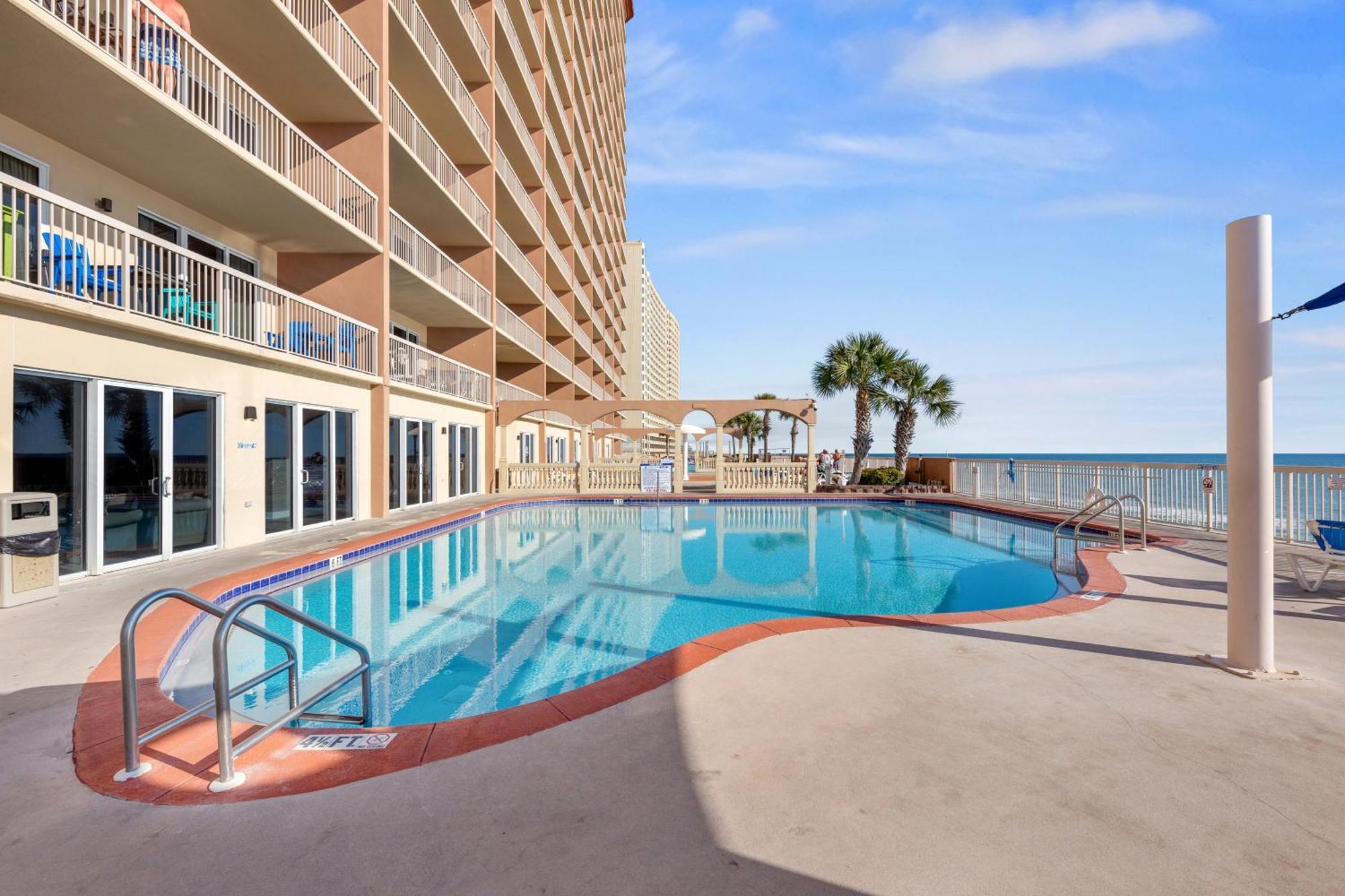 Gulf Front Master Br In Sunrise Beach With Amazing Views! Sleeps 7! Panama City Beach Esterno foto